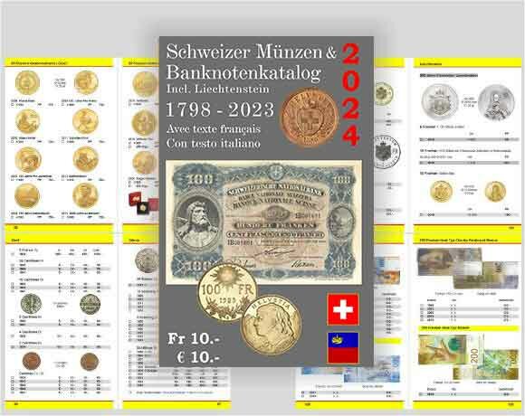 Schweizer M Nzen Und Banknotenkatalog Chf